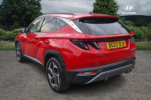 Hyundai TUCSON 1.6 TGDi Hybrid 230 Premium 5dr 2WD Auto Engine Red
