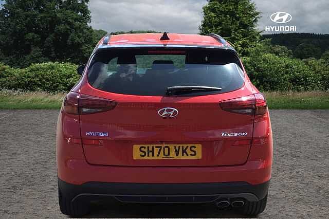 Hyundai TUCSON CRDI N LINE MHEV Engine Red