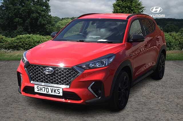 Hyundai TUCSON CRDI N LINE MHEV Engine Red