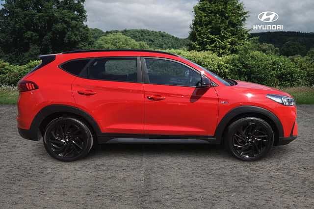 Hyundai TUCSON CRDI N LINE MHEV Engine Red